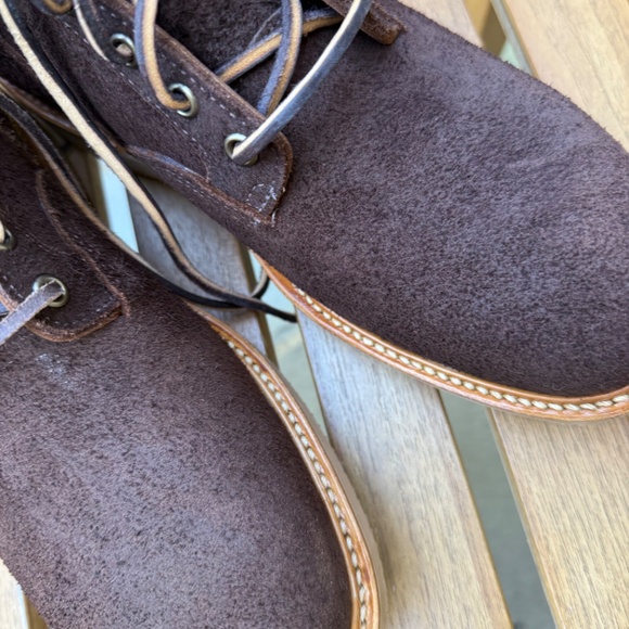 Viberg Scout Boot | Mocha Roughout | Sz 9.5 | New in Box | Vibram Sole, Complete